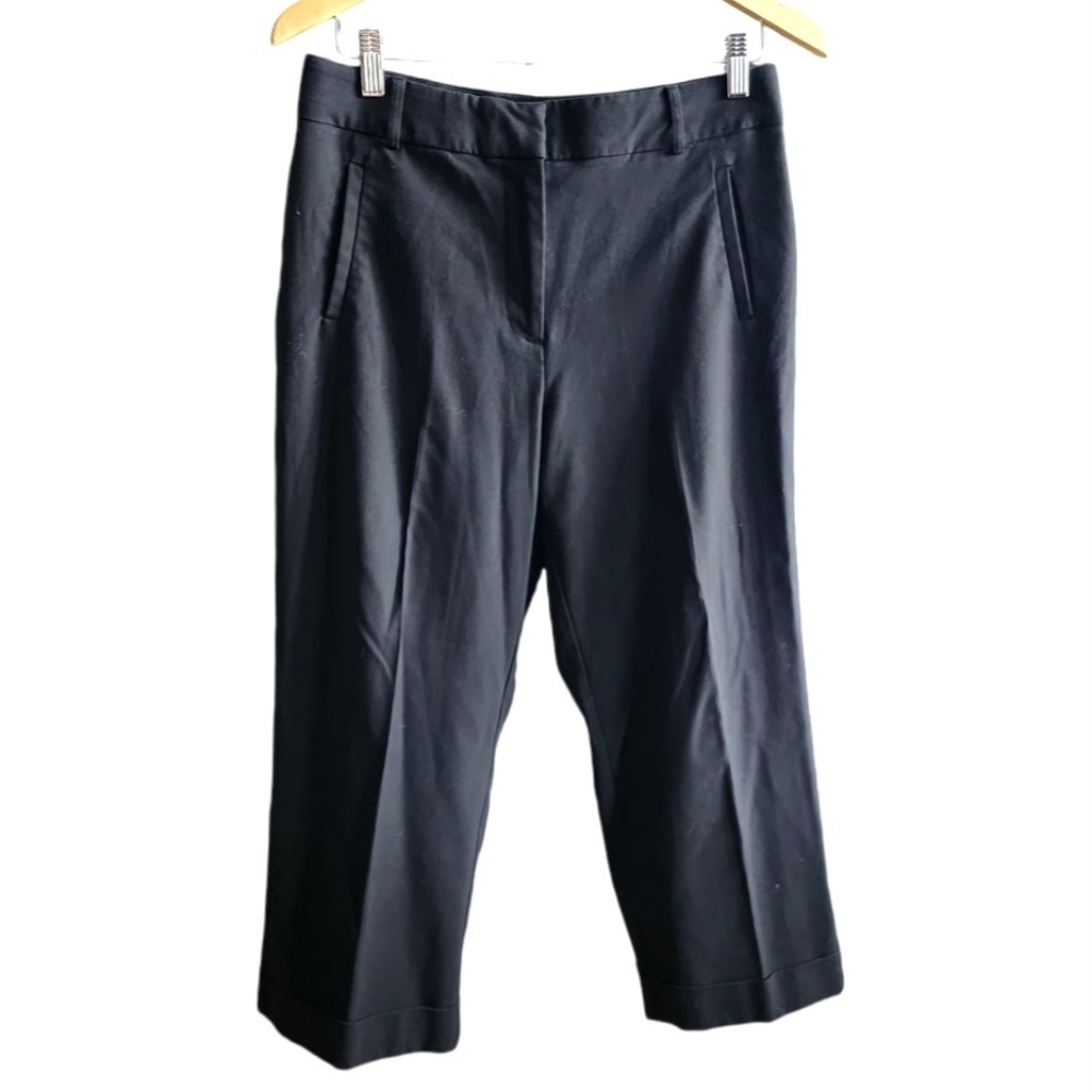 Counterparts black high-rise pleated trousers, plus size 10